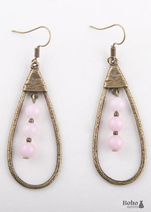 Boho Earrings, RH Dangle Earrings, Droper Loop